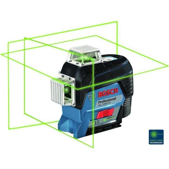 Bosch GLL 3-80 CG Line Laser Level (Green Laser) - Goldpeak Tools PH Bosch Bosch GLL 3-80 CG Line Laser Level (Green Laser) - Goldpeak Tools PH Bosch